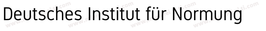 Deutsches Institut für Normung字体转换